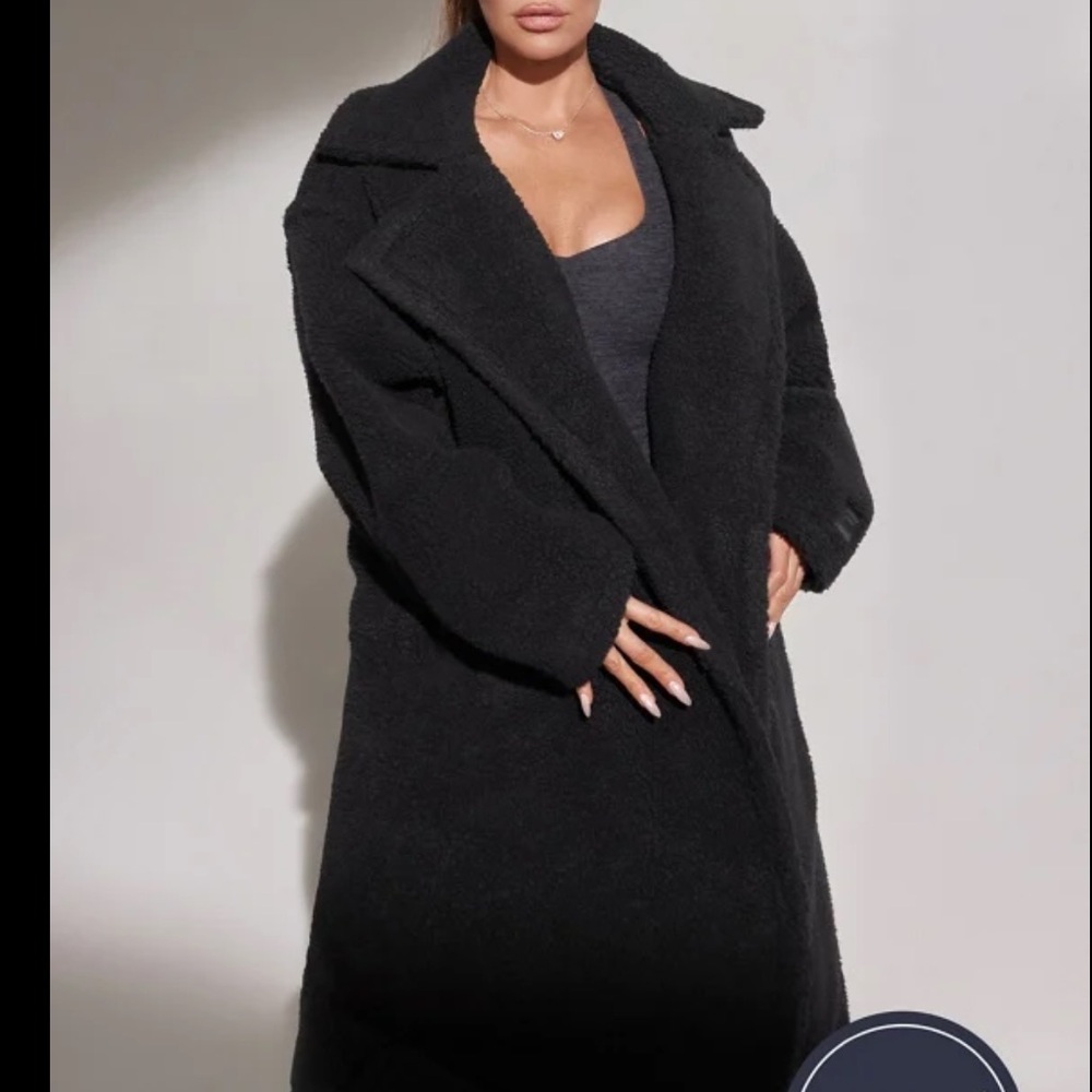 fabletics teddy long coat